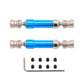 2PCS Treehobby Aluminum Alloy Universal Rear Drive Shaft Upgrade Accessories Compatible with Wltoys 12428 Fly fy-03 1/12 RC Car