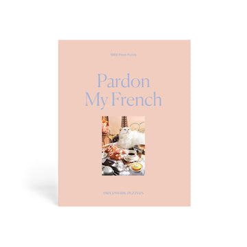 Piecework Pardon My French 1000 Piece Puzzle For Adults, Challenging Jigsaw With Parisian Inspired Imagery, Soft-Touch Puzzle Gi