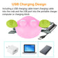 Plnmlls Crawling Crab Baby Toy - Tummy Time Toys - With Music And Led Light,Built-In Rechargeable Battery And Adjustable Volume For 0-6 6-12 12-18 36 Months Walking Toddler Birthday Gift(Pink)