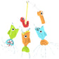 Yookidoo Toddler Baby Bath Magnetic Fishing Game Toy With Water Effects (Ages 2+) Includes 3 Moving Fish, Worm & Fishing Pole (4Pc) Floating Fish Playset For Bath Time Or Pool (Mold Free)