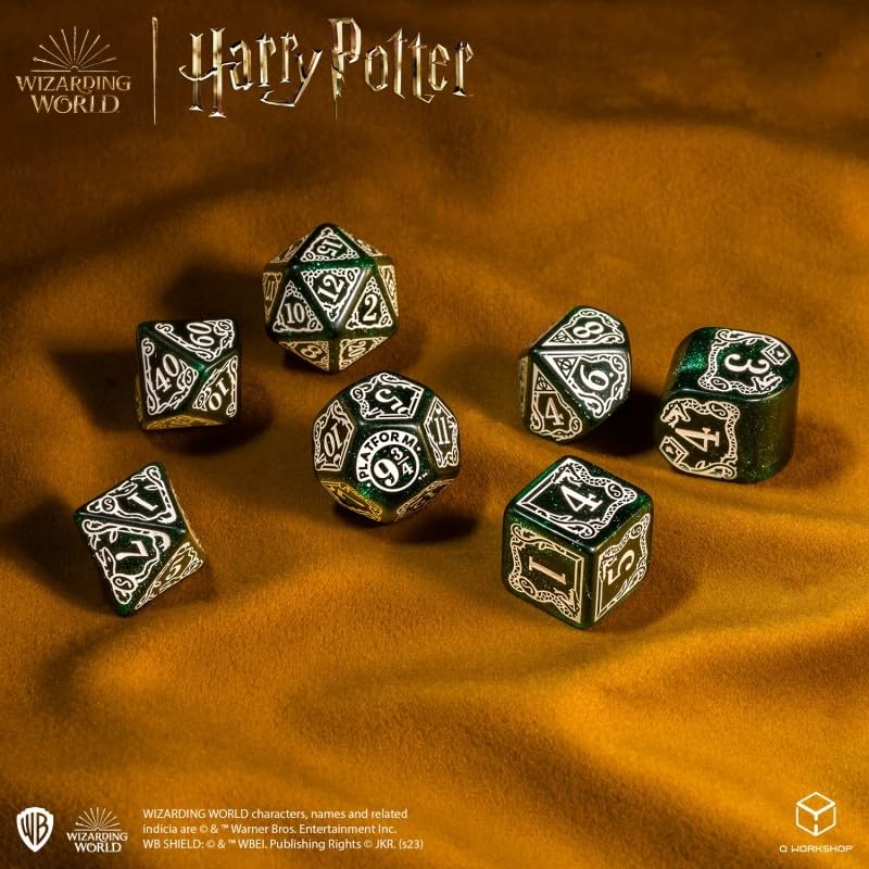 Harry Potter Slytherin Modern Dice Green