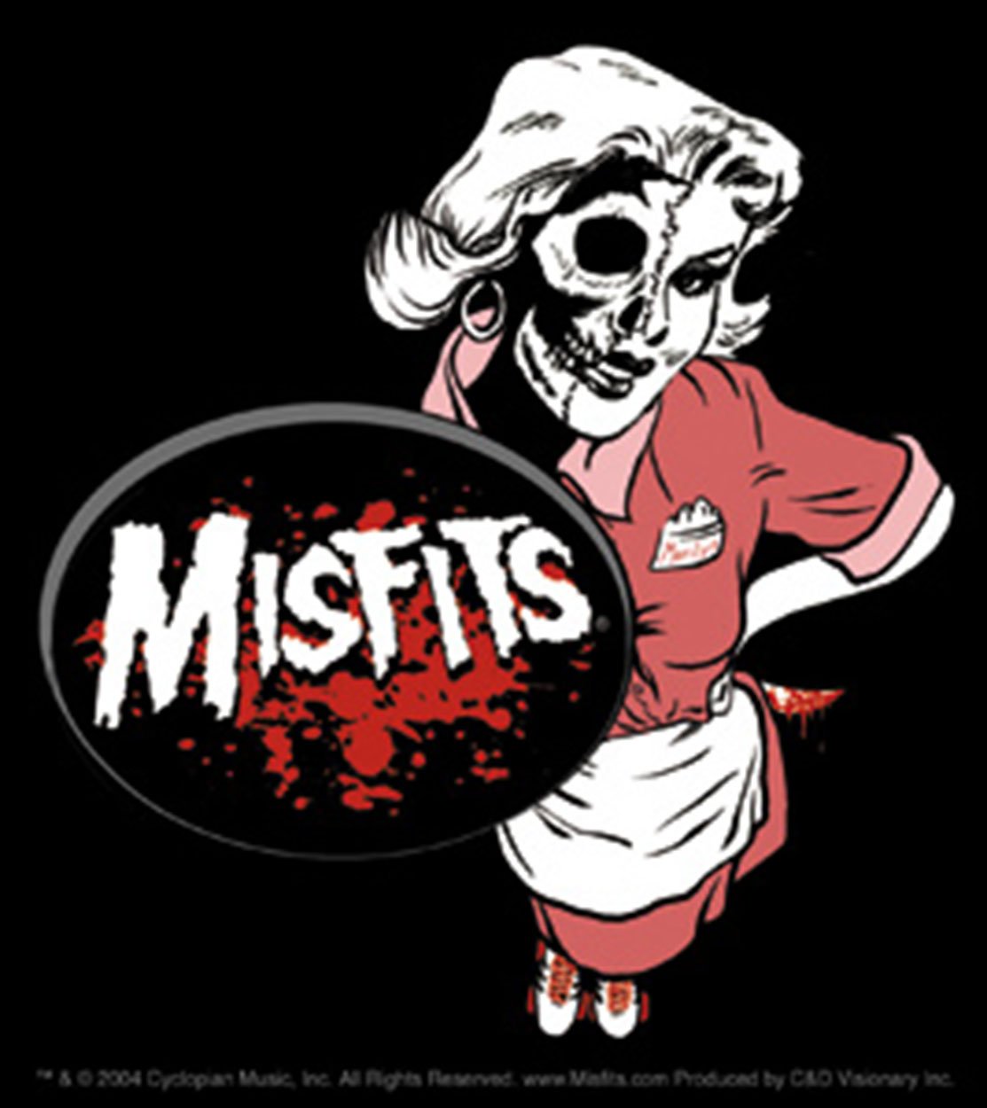 Licenses Products Misfits Waitress Sticker
