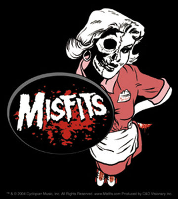 Licenses Products Misfits Waitress Sticker