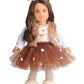 Sweet Dolly 18 Inches Doll Clothes Christmas Deer Costume Tutu Dress Fits 18 Inch Doll