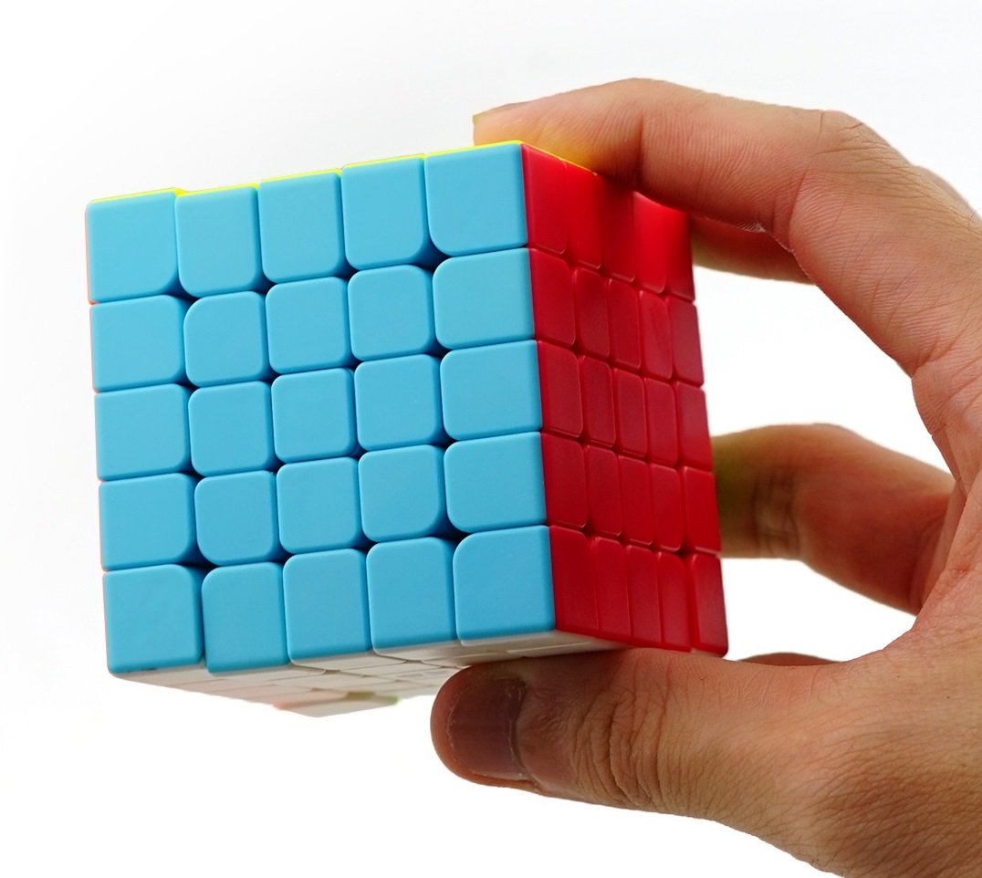 BestCube 5x5 Speed Cube Puzzle Toy - QiZheng S Model, Stickerless, Durable Abs Material