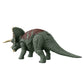 Jurassic World Dominion Roar Strikers Triceratops Dinosaur Action Figure With Roaring Sound And Attack Action, Toy Gift Physical & Digital Play
