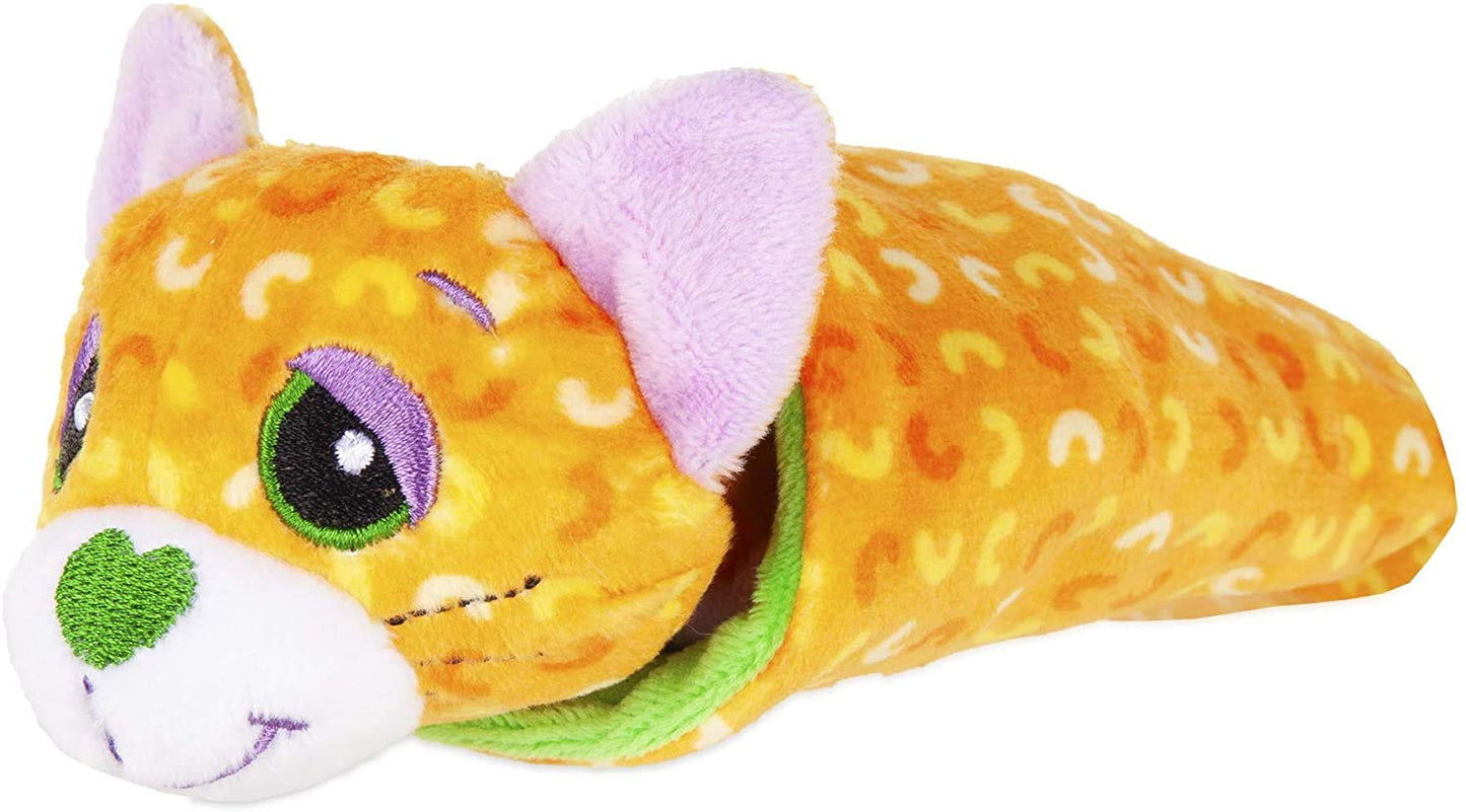 Basic Fun Cutetitos Taste Budditos Plush Mini Animals - 5" Mac & Cheese - Multicolor - Collectible Set for Ages 3+ - Model 39227