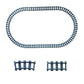 SPRITEWORLD City Train Tracks Set - 24pcs Non-Powered Building Block Toy, Plastic, Green, Model 43219-79162