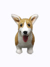 WOKI Corgi Dog Plush Stuffed Animal - Realistic 20" Large Brown Polyester Toy Model 6975330420030