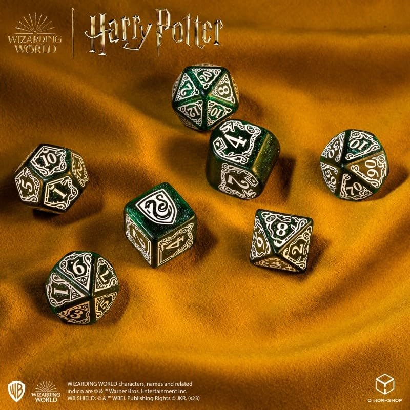 Harry Potter Slytherin Modern Dice Green