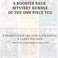 TraderzTCG One Piece Cards Pack Bundle - 6 Pack Cardboard Collection for Trading Card Enthusiasts and Anime Fans
