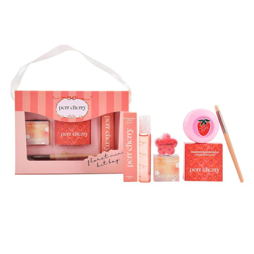 4 Pcs Organic Makeup Kit For Kids, Preteens & Teen Girls | 100% Natural & Skin Friendly | Includes Eye & Cheek Highlighter, Lip 