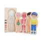 MerishoppWooden Body Puzzle For Kids Montessori Puzzles For Baby Girls Boys Children Boy|Baby|Toys For Baby|Developmental Baby T