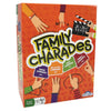 Outset Media Family Charades Game - 4 Games in 1 Box, Trivia for Ages 7+, Orange, Model 11168