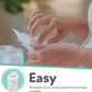 Dr. Talbot's Pacifier and Teether Wipes Naturally Inspired with Citroganix  Vanilla Milk  48 Count  1 Pack