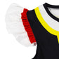 Mizzuco Girls Pirate Costume Toddler Cosplay Dance Dress Kids Dress Halloween Role Play Outfits (Red, 110Cm/3-4T)