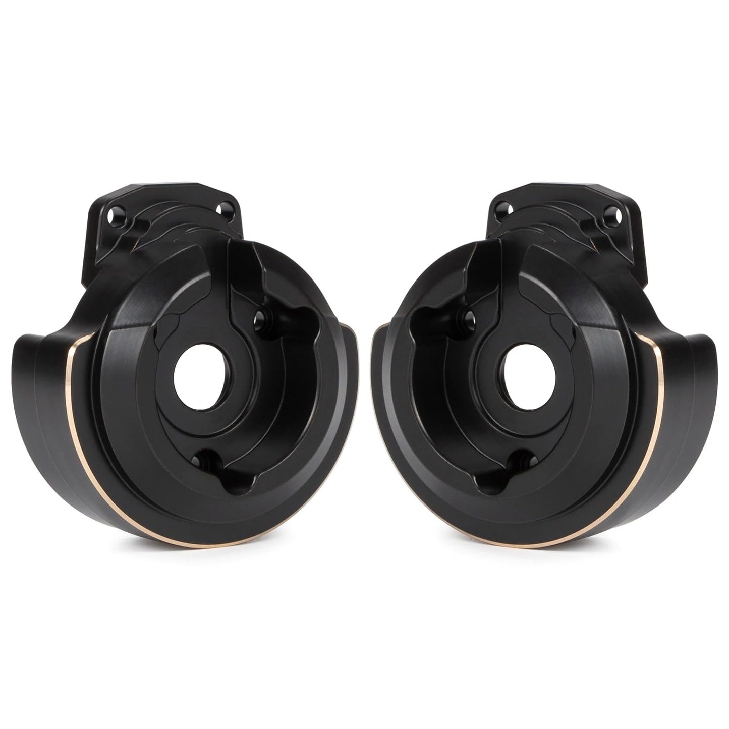 CobraCrawler Brass Portal Rear Cover Weights for 1/10 RC Crawler - Front Axle, Model B88489, Small Size, Lower COG