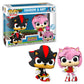 Funko POP! Shadow and Amy Flocked 2-Pack - TargetCon Exclusive - Gray - Model FUN76789