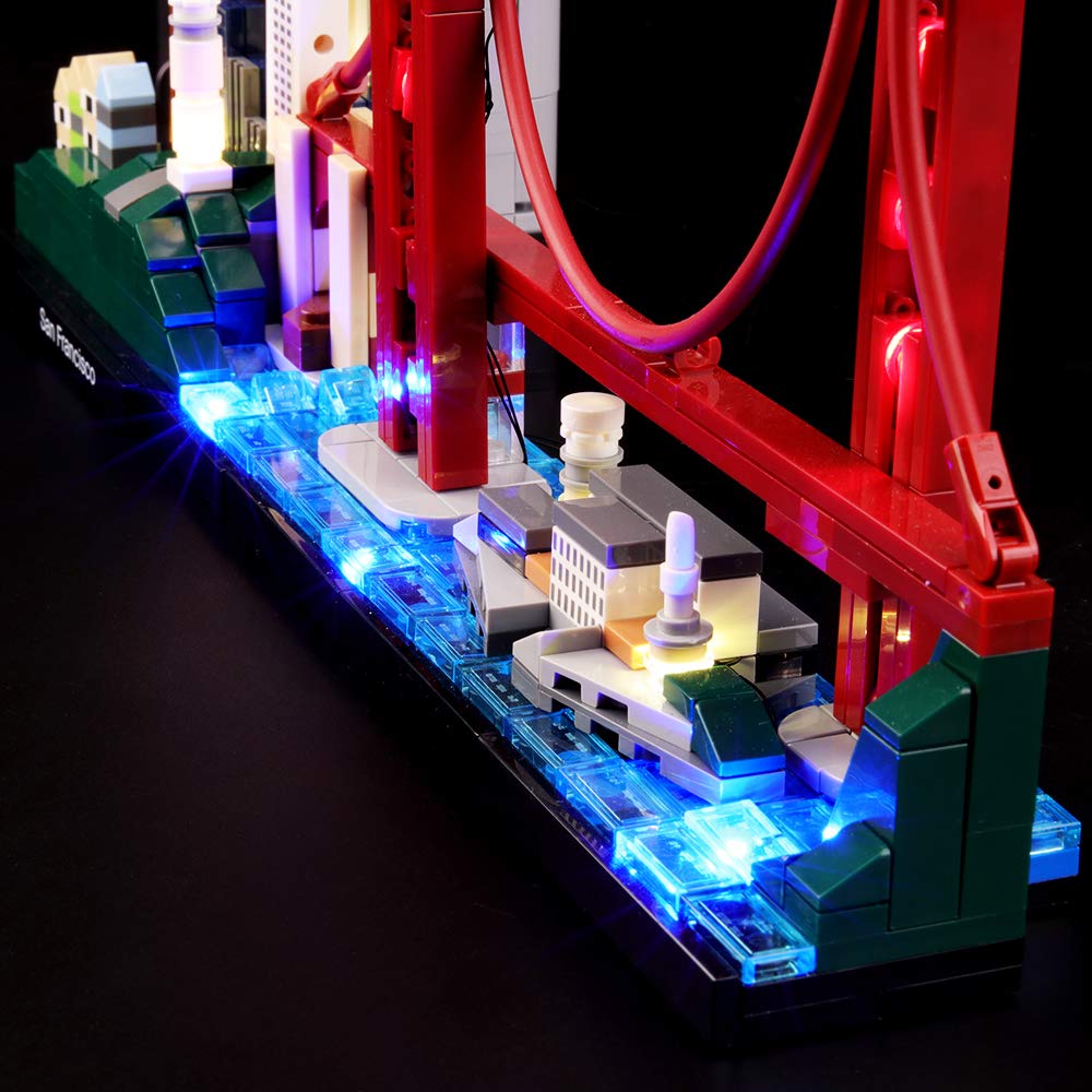 Lightailing Light Set For (Architecture San Francisco) Building Blocks Model - Led Light Kit Compatible With Lego 21043(Not Incl