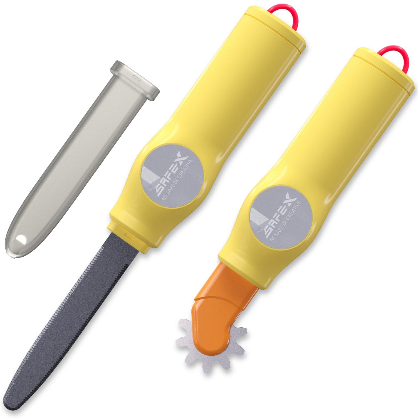 Kraftzoo Cardboard Construction Tool for Kids - 2 PCS DIY Cutting Tools & Educational Toys for Family & Team Projects - Creative