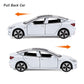 Toy Car Model 3 Diecast Metal Model Cars Pull Back car for Boys and Girls Age 3 - 12 Years Old (White)