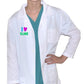 My Little Doc Personalized Kids Lab Coat with Slime Design Costume Size 12/14 White