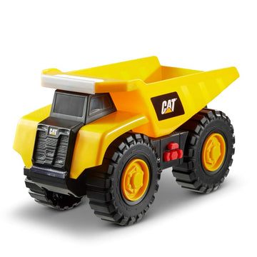 CatToysOfficial, Cat Construction Tough Machines Toy Dump Truck, 10'' w/Realistic Lights & Sounds, Rumbling Action, Movable Part