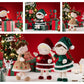 Gloveleya Soft Plush Doll Christmas Girl Dolls With Red Dress, Gift Box & Free Card - Perfect Holiday Or Birthday Gift For Toddlers 2-8 Ages, 16'