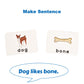 Bohs Literacy Wiz Fun Game - See And Hide Spell - Lower Case Flash Cards - Preschool Language Learning Educational Toys