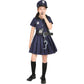 Lingway Toys Kids Police Costume For Girls,Girls Police Officer Costume Set, Kids Halloween Costume Dress Up 8-10years