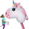 WALIKI Unicorn Stick Horse Toy for 2, 3, 4, 5, 6 & 7 Year Old Girls | Cute Birthday Gift for Little Girls | Pretend Play Pony fo