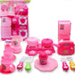 Little Hands Little Chef Cookware Pretend Play Kitchen Set Toy with Accessories for Kids Girls