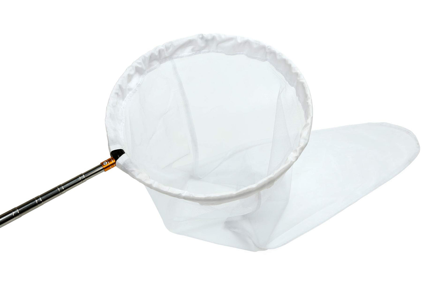 RESTCLOUD Insect and Butterfly Net - 16" Ring, 36" Net Depth, 59" Adjustable Stainless Steel Handle