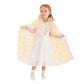 Hsctek Light Up Princess Cape, Yellow Princess Dress Up Tulle Cape, Coloful Princess Outfit Costume Accessories Kids Toddlers Girls