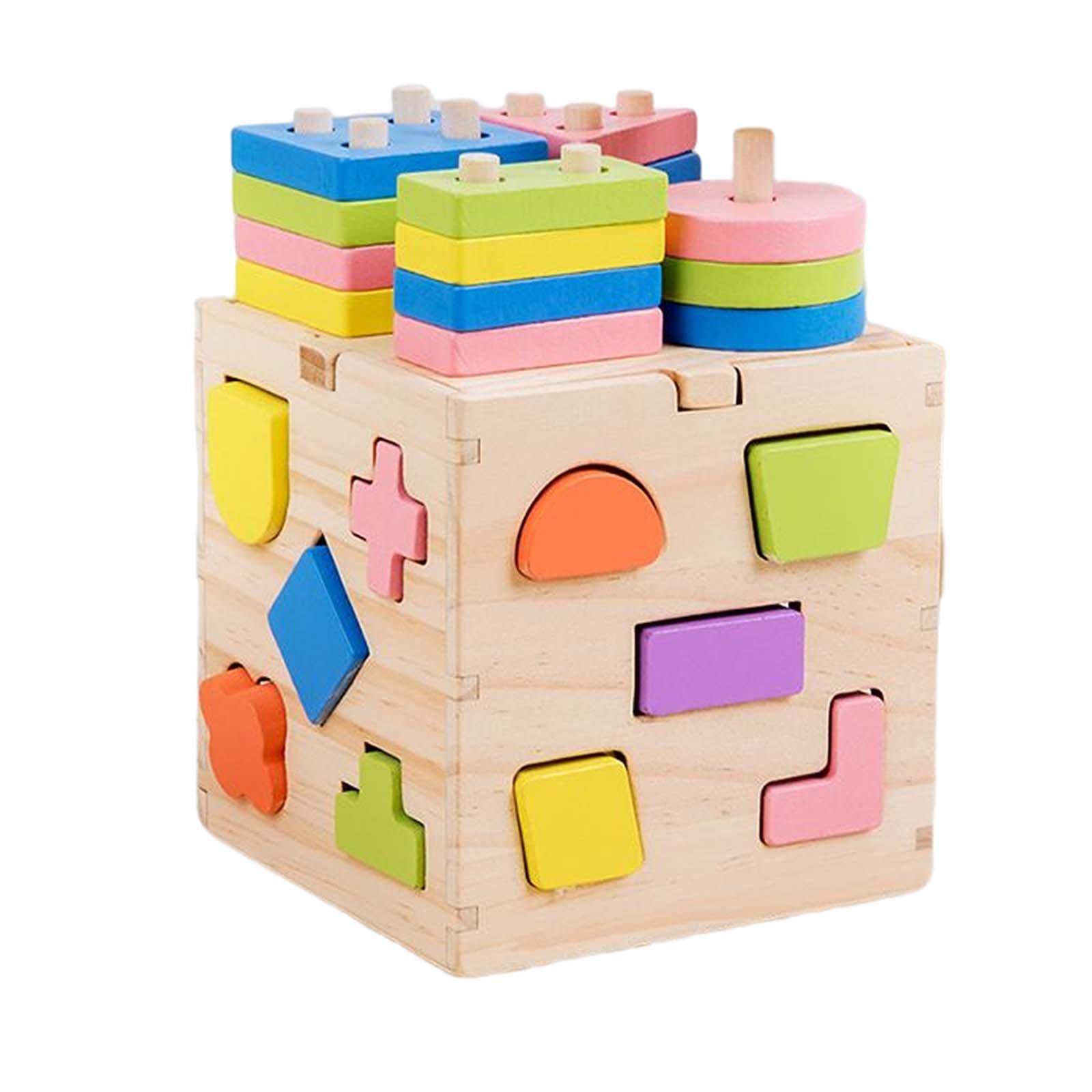 MerishoppMontessori Geometric Shape Toy Intelligence Toy For Kids Children Gift Style A|Baby|Toys For Baby|Developmental Baby To