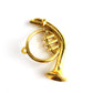 Mini Musical Instruments Set Miniature Musical Instruments Gold Christmas Tree Ornaments Mini Instruments Collection with Tiny Guitar Trumpet Saxophone Dollhouse Accessories Holiday Decorations 7pcs