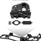 Transmission Gearbox Fits for 1/10 RC Crawler Car Axial SCX10 SCX10 II 90046 90047 86100 with Chassis