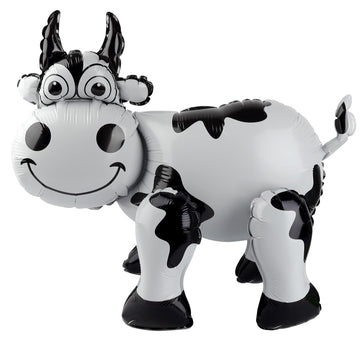 3D Cow Balloon For Western Cowboy Party Decorations,Cute Self Standing Cow Balloons For Western Cowgirl Theme Birthday Party Fav