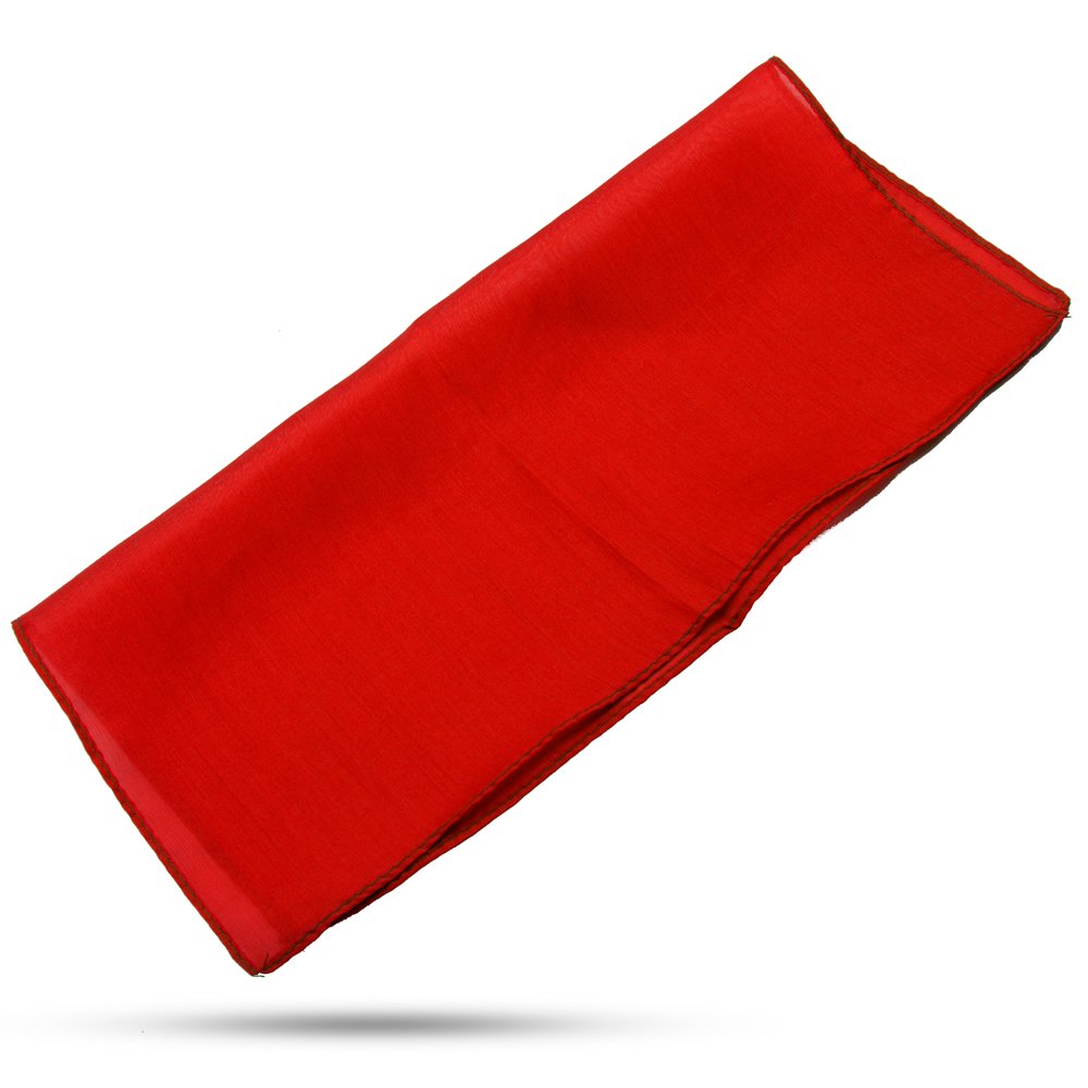 Magic Makers Professional Grade 9 Inch Magician'S Silk - Red