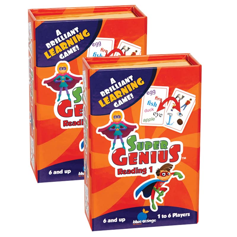 Blue Orange Super Genius? Reading 1 Game, Pack of 2