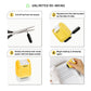 Miseyo Dashed Handwriting Lines Practice Roller Stamp,Self-Inking Line Rolling Stamps for Kids Writing- Yellow
