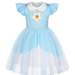 Marendyee Princess Costume Dress for Girls Toddler 2T Halloween Cosplay Costumes Tulle Mesh Dresses