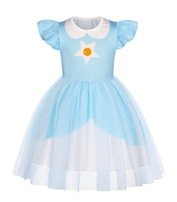 Marendyee Princess Costume Dress for Girls Toddler 2T Halloween Cosplay Costumes Tulle Mesh Dresses