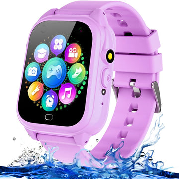 Tywop Kids Waterproof Smart Watch For Boys Girls Ages 3-12 Learning Toys Easter Basket Gifts With 26 Games Camera Video 1.44' Touchscreen Music Player Alarm Clock Flashlight Pedometer Toddler Watches
