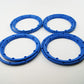 TITRACING Blue Wheel Rim Bead Lock Ring Set fit HPI Rovan Baja 5B SS King Motor