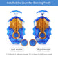 Konikiwa Bey Battling String Launcher  Savior Valkyrie Top Burst Launcher Set  Left and Right Spin Launcher DB Launcher Compatible with All Bey Burst Series - Blue