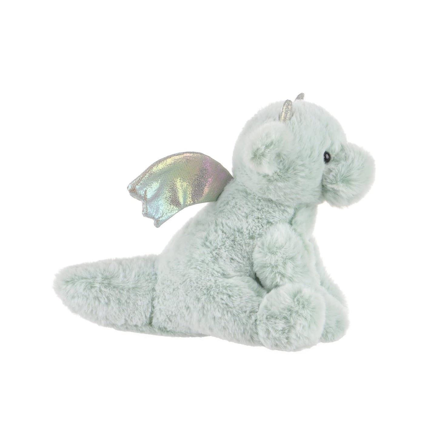 Apricot Lamb Plush Green Dinosaur Stuffed Animal, Soft Polyester, 8 Inch Cuddly Toy for Kids