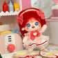 Niannyyhouse 20Cm Plush Doll Red Girl Humanoid Stuffed Body No Attribute 8' Normal Body Wearable Clothing Dress Up Gifts (A-32-With Skeleton)