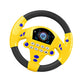Pretend Play Steering Wheel Toy For Kids (Yellow) | Interactive Learning Adventure Driving Toy For Toddlers | Early Education Pl