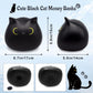 Nigoways Cat Piggy Bank - Piggy Bank For Kids And Adults,Unbreakable Money Bank,Cat Bank,Practical Gifts For Birthday(Black Cat)